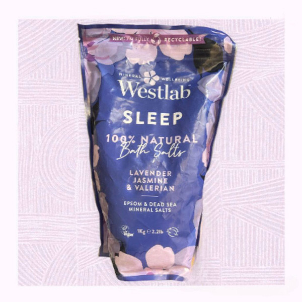 Westlab Sleep Bath Salts Lavander Jasmin and Valerian